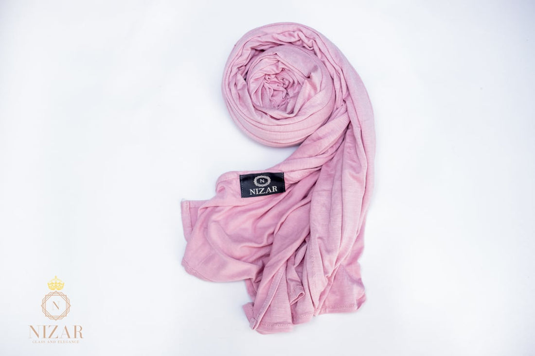 Plain Jersey Hijab-Blush Pink
