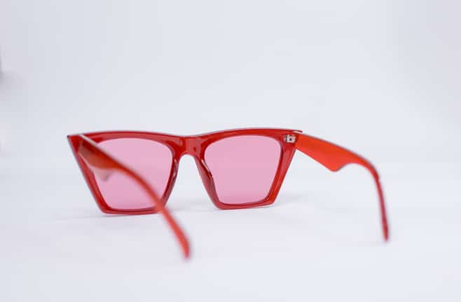 Catfish sunglasses -Red